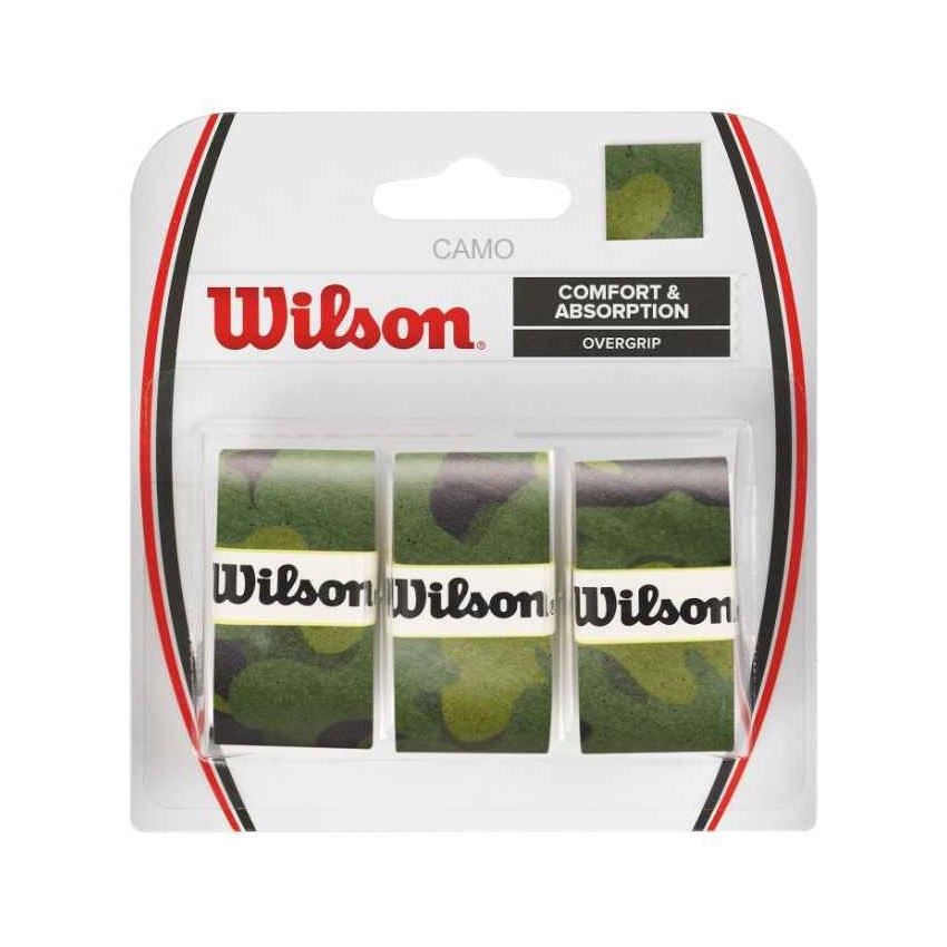 OVERGRIP WILSON CAMO GREEN x3 Onlytenis