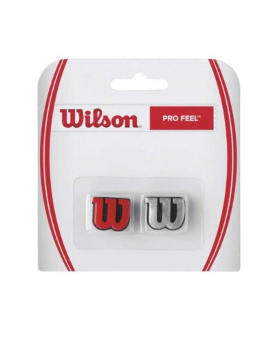 Antivibrateur WILSON Pro Feel Rouge et Gris