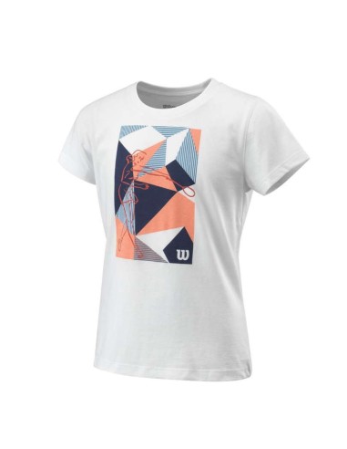 T-SHIRT Wilson Prism Play Tech Garota branca