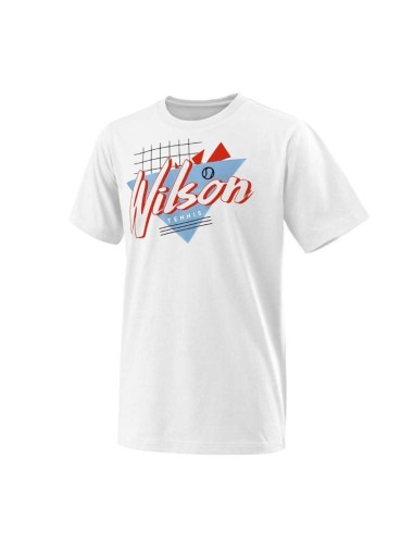 T-SHIRT Wilson nostalgia Tech Niño White