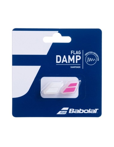 Babolat Flag Damp Weiß/Rosa Stoßdämpfer