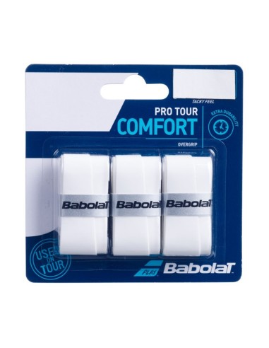 ÜBERGRIPS BABOLAT PRO TOUR x3 BLANCO