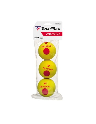 BOLSA PELOTAS TECNIFIBRE MY BALL FOAM x3