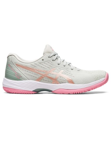 SAPATILHAS ASICS SOLUÇÃO SWIFT FF PADEL LIGHT SAGE/ROSE GOLD