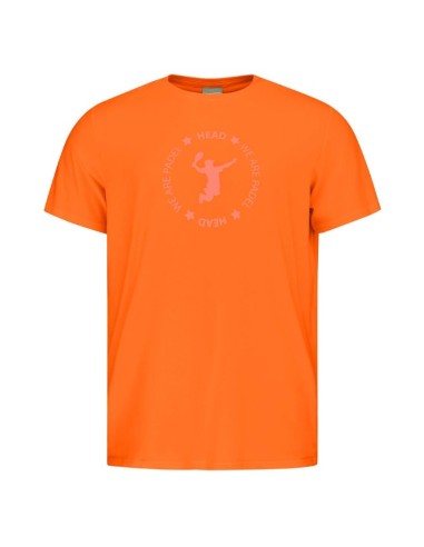 T-SHIRT HEAD SOMOS PADEL ORANGE