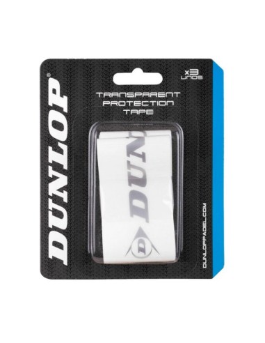 PROTECÇÃO RAQUETES DE PÁDEL NÃO DUNLOP TRANSPARENTE X3