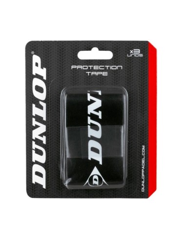 PROTECÇÃO RAQUETES DE PÁDEL NÃO DUNLOP NEGRO X3