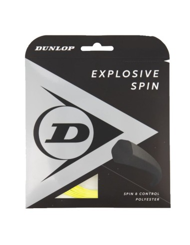 SET CORDAJE DUNLOP SPIN ESPLOSIVO 125 YELLOW 12M