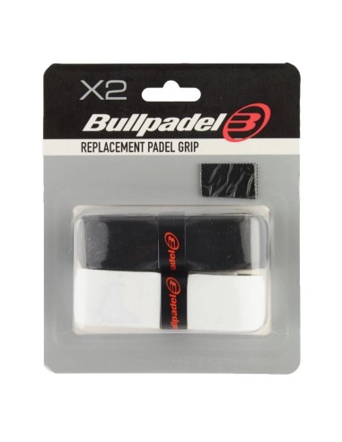 GRIPS BASE BULLPADEL GR1210 BLANCO/NEGRO 2 ud