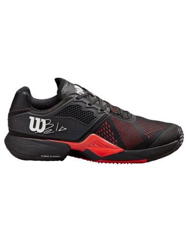 WILSON BELA TOUR SCHWARZ/ROT PADELSCHUHE