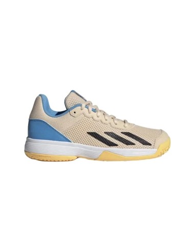 SAPATILHAS ADIDAS  COURTFLASH K CRYSTAL SAND/BLUE ⋅ ONLYTENIS