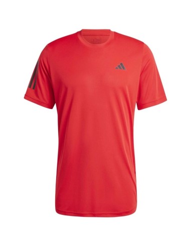 ADIDAS CLUB 3STR T-SHIRT - BETTER SCARLET | ONLYTENIS