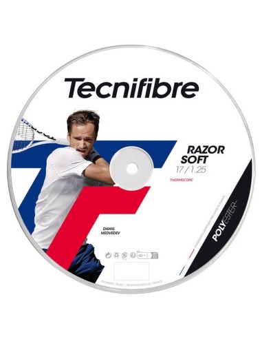 TECNIFIBRE RAZOR SOFT CARBON 200M STRING REEL | Onlytenis