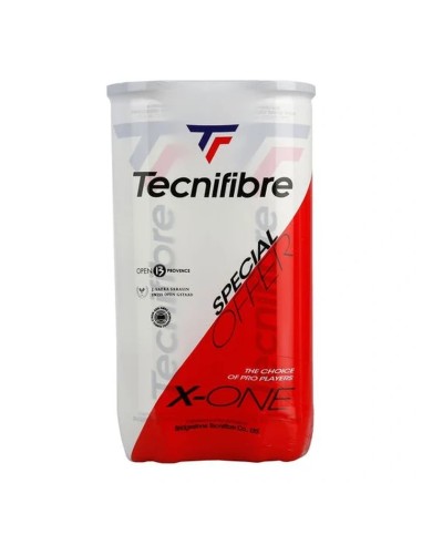 BIPACK DE PELOTAS TECNIFIBRE X-ONE 2 BOTES DE 4 - ONLYTENIS