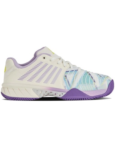 CHAUSSURES KSWISS EXPRESS LIGHT 3 HB PADEL WHT/PURP/PRIM | ONLYTENIS