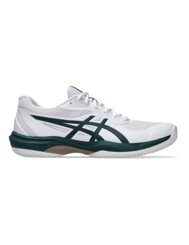 ASICS-SCHUHE GAME FF CLAY/OC WHITE/SAXON GREEN ONLYTENIS