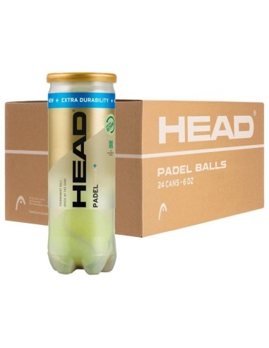 CAISSE DE BALLES HEAD PADEL PRO S+ 24 BOUTEILLES | Onlytenis