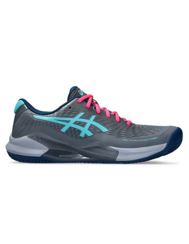 ASICS GEL-CHALLENGER 14 PADEL SCHUHE METRO/ENERGY AQUA | ONLYTENIS