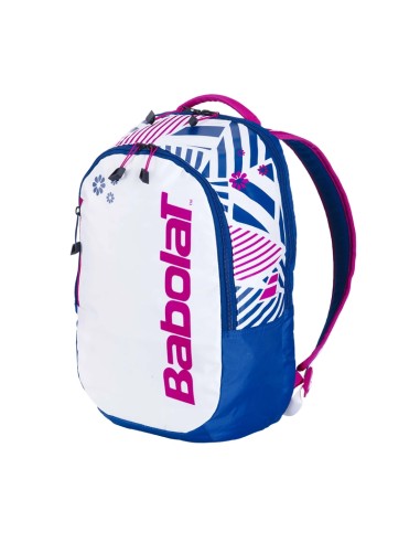 MOCHILA  BABOLAT KIDS BLANCA/ROSA/AZUL - ONLYTENIS