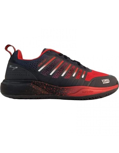 SAPATOS K-SWISS PADEL DO TRIBUNAL SANYO WHITE/RED/BLACK/GRAY