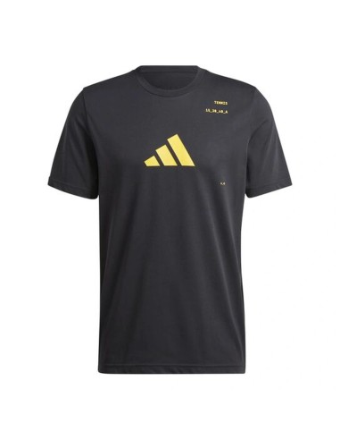 CAMISETA ADIDAS TNS CAT G BLACK/LEMON - ONLYTENIS