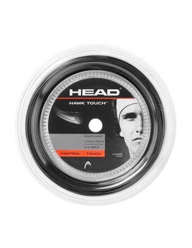 CORDA HEAD HAWK TOUCH 200M ANTRACITE | ONLYTENIS