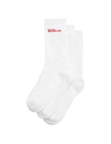 CALZINI WILSON CREW 3-PACK BIANCO | ONLYTENIS