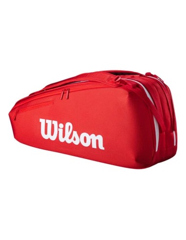 SAC DE RAQUETTE WILSON SUPER TOUR RED 6R 2025 - ONLYTENIS