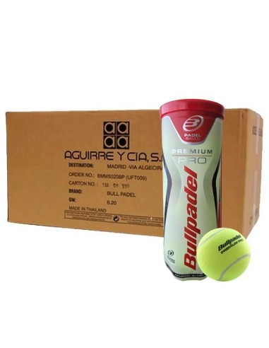 BULLPADEL Scatola di 24 Bottiglie Premium Pro