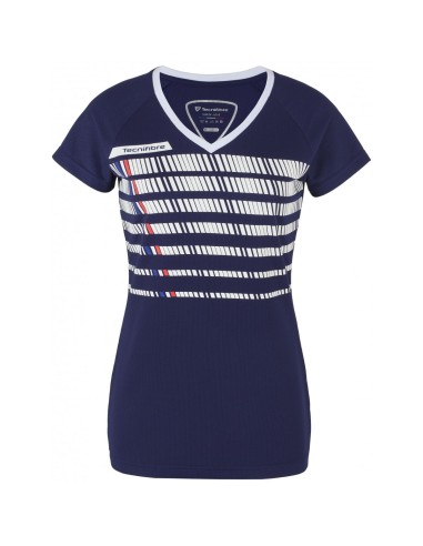 T-SHIRT F2 Navy Blanc Lady