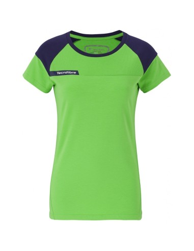 T-shirt Tecnifibre F1 Stretch Vert Femme