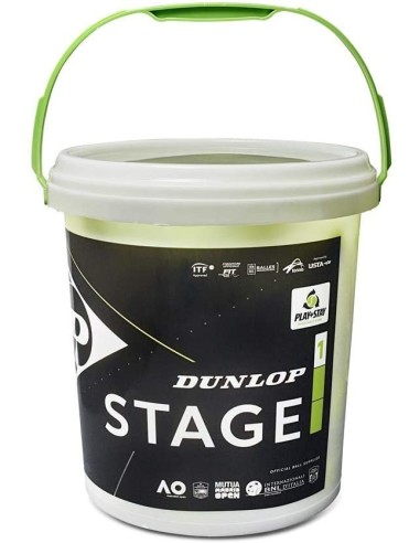 Dunlop Cube 60 balles étape 1 vert