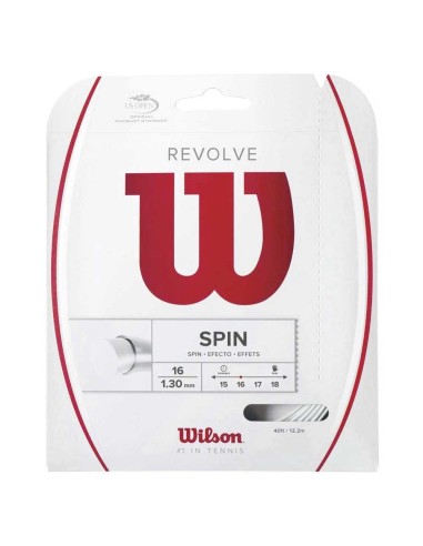 Conjunto Wilson Revolve Spin 16g/1.30 - 12 mts. Руский Onlytenis